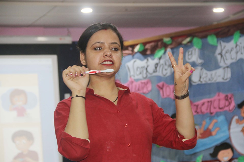 Workshop at Vidya Bal Bhawan